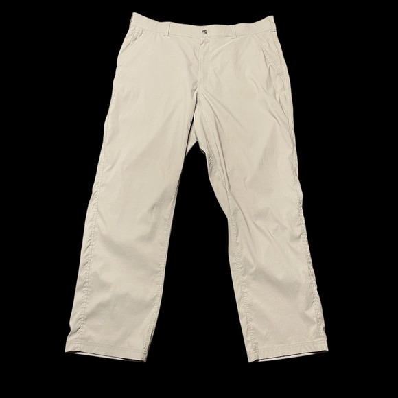 Duluth Pack Other - Duluth Trading‎ Flex Dry On The Fly Pants Mens 38x32 Relaxed Fit Beige Stretch